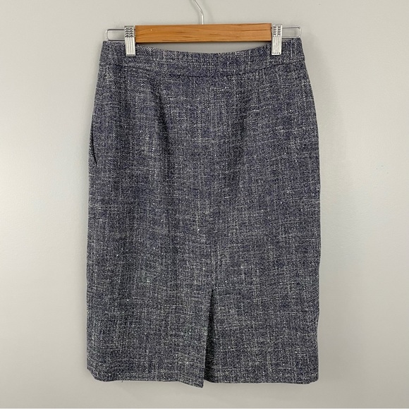 Brooks Brothers Blue Tweed Skirt - Picture 5 of 5